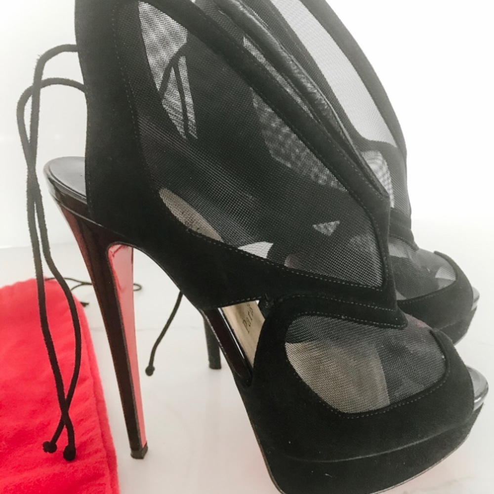 Christian Louboutin Farfamesh Ankle Boots